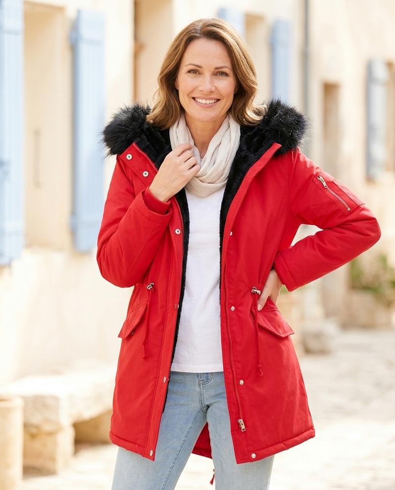 ExpressOutlet24 - Lymin | Fleece-Lined Hooded Coat Women