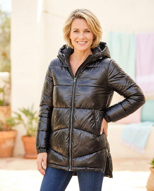 ExpressOutlet24 - Katir | Shiny Quilted Jacket Women