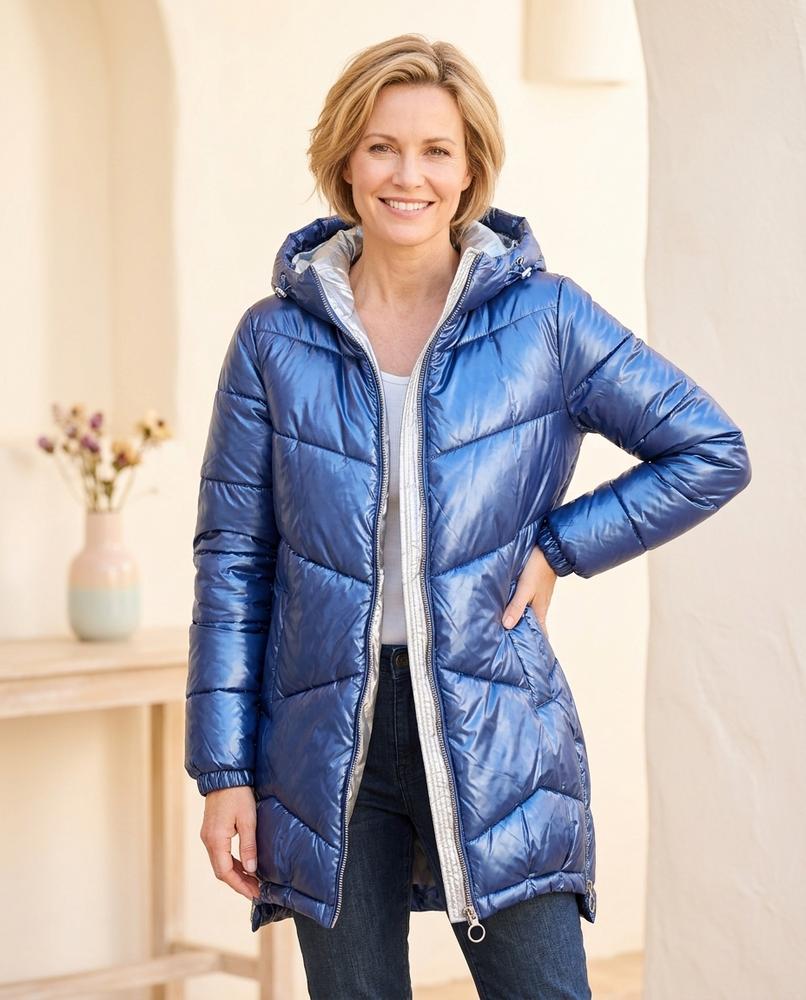 ExpressOutlet24 - Katir | Shiny Quilted Jacket Women