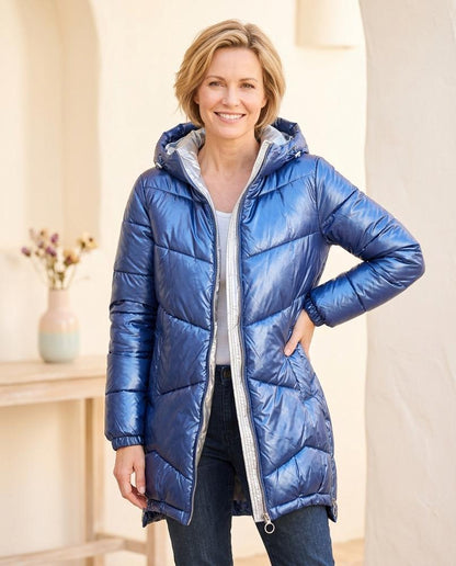 ExpressOutlet24 - Katir | Shiny Quilted Jacket Women