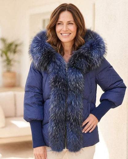 ExpressOutlet24 - Velom | Down-Filled Fur-Trimmed Jacket Women