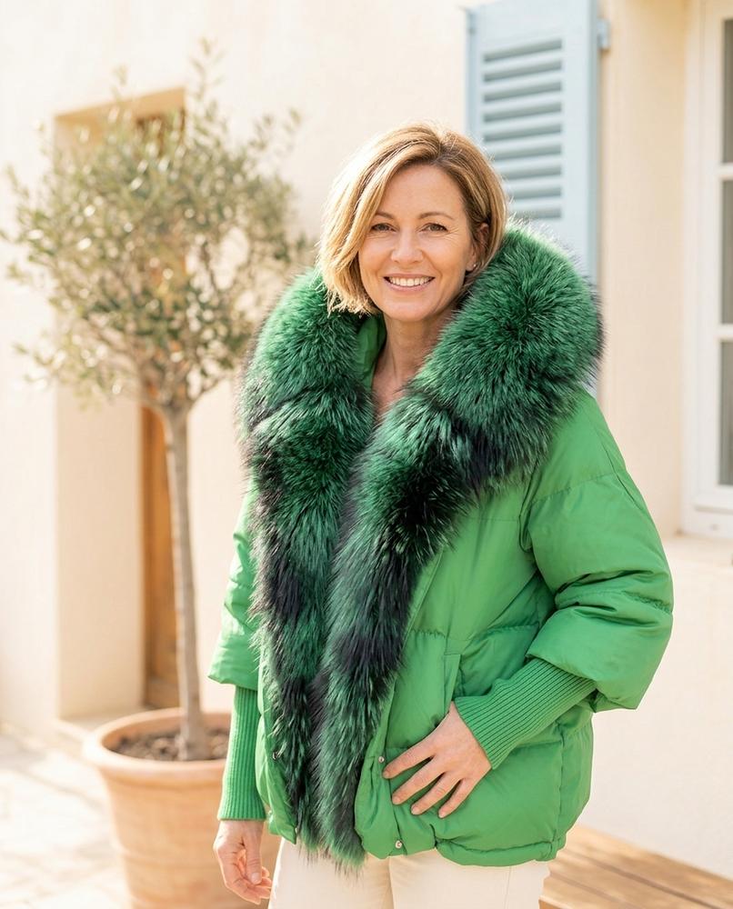 ExpressOutlet24 - Velom | Down-Filled Fur-Trimmed Jacket Women