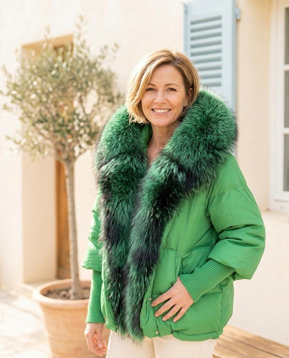 ExpressOutlet24 - Velom | Down-Filled Fur-Trimmed Jacket Women