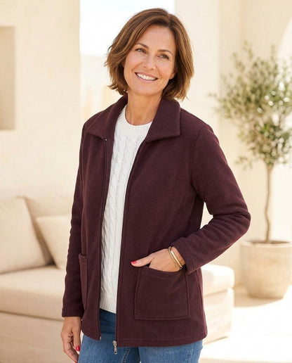 ExpressOutlet24 - Masel | Fleece Zip-Up Jacket Women