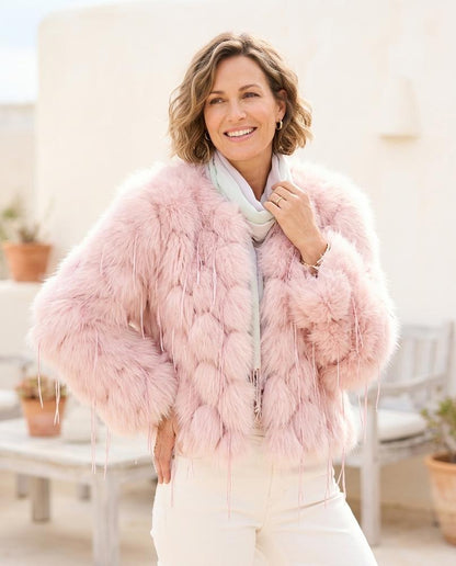 ExpressOutlet24 - Vavel | Tiered Tasseled Jacket Women