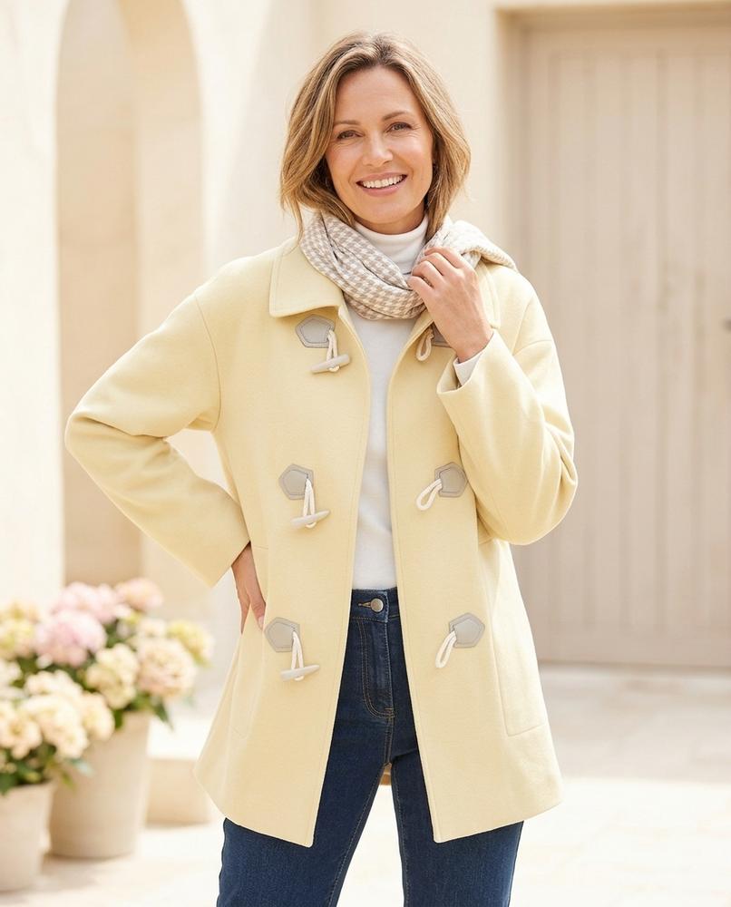 ExpressOutlet24 - Alzan | Toggle-Fastened Relaxed-Fit Coat Women