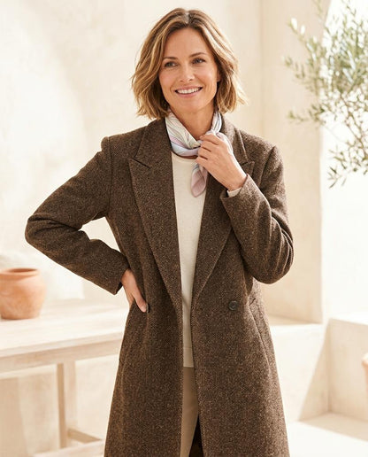 ExpressOutlet24 - Camor | Single-Breasted Lined Coat Women