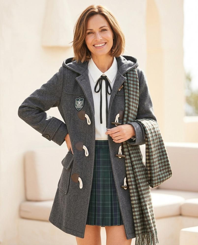 ExpressOutlet24 - Vakar | Hooded Toggle-Closure Coat Women