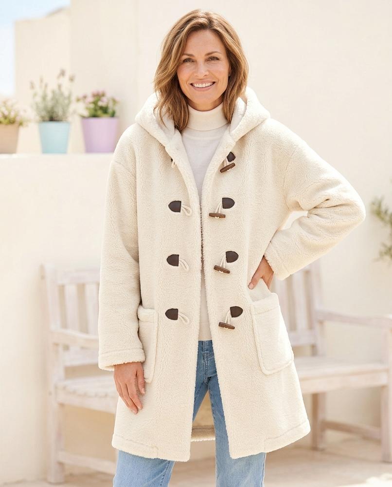 ExpressOutlet24 - Ratal | Plush Toggle-Front Coat Women