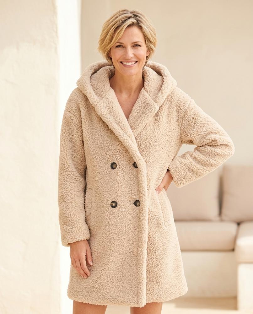ExpressOutlet24 - Raver | Hooded Teddy Coat Women