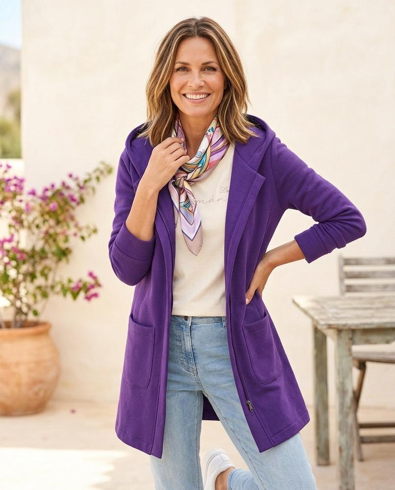 ExpressOutlet24 - Cadar | Hooded Zip-Up Coat Women