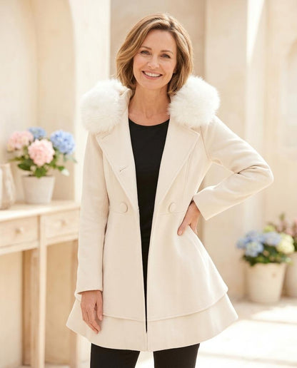 ExpressOutlet24 - Zarel | Hooded Buttoned Coat Women