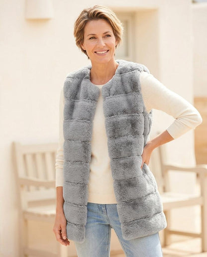 ExpressOutlet24 - Yomor | Quilted Plush Vest Women