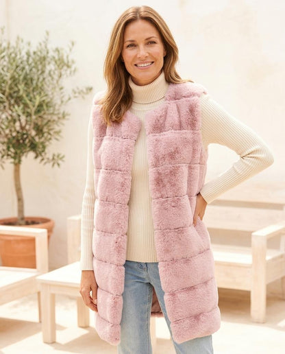 ExpressOutlet24 - Yomor | Quilted Plush Vest Women