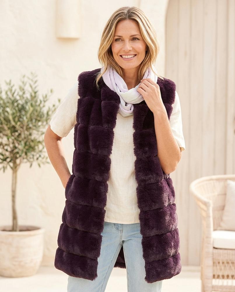 ExpressOutlet24 - Yomor | Quilted Plush Vest Women