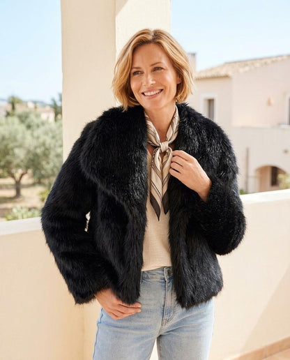 ExpressOutlet24 - Caver | Faux-Fur Open-Front Jacket Women