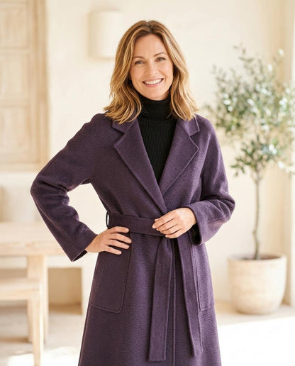ExpressOutlet24 - Arren | Belted Textured Coat Women