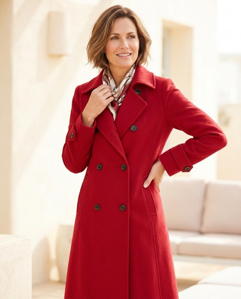 ExpressOutlet24 - Eltal | Double-Breasted Tailored Coat Women