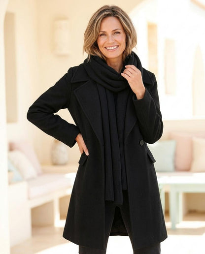 ExpressOutlet24 - Zarev | Longline Single-Breasted Coat Women