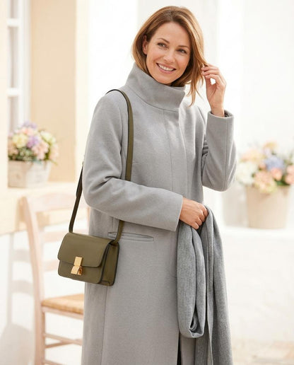 ExpressOutlet24 - Zarev | Longline Single-Breasted Coat Women