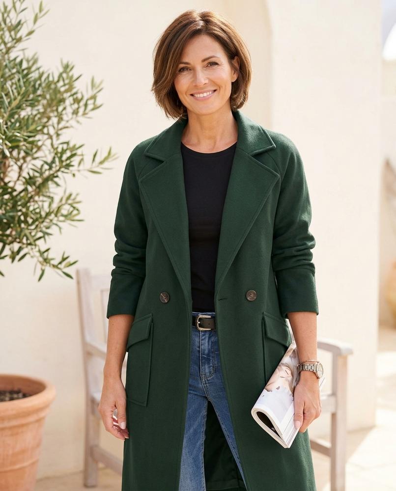 ExpressOutlet24 - Vidan | Single-Breasted Felted Coat Women