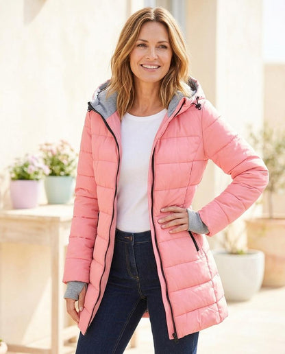 ExpressOutlet24 - Timar | Quilted Hooded Jacket Women