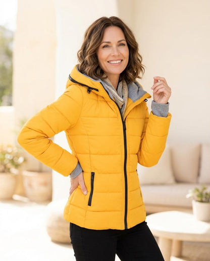 ExpressOutlet24 - Timar | Quilted Hooded Jacket Women
