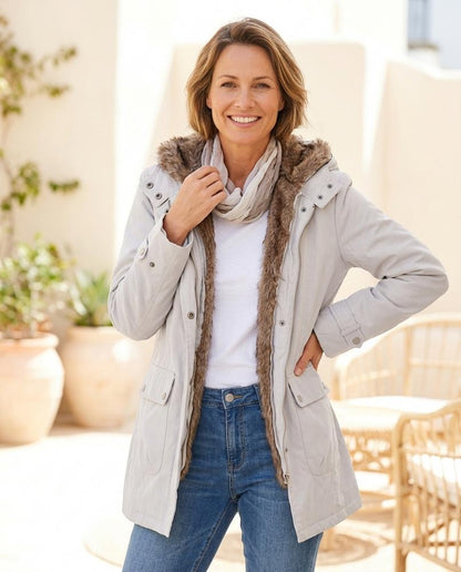 ExpressOutlet24 - Saven | Hooded Fur-Lined Jacket Women