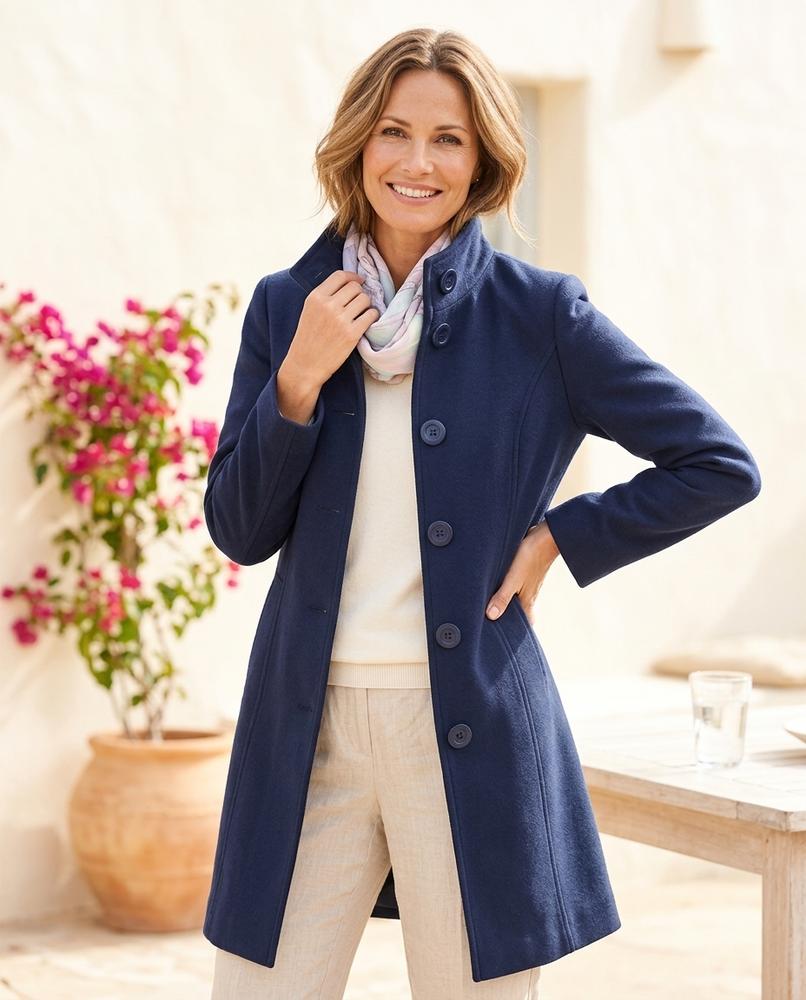 ExpressOutlet24 - Larev | Single-Breasted Tailored Coat Women