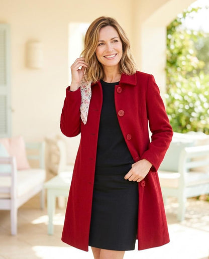 ExpressOutlet24 - Larev | Single-Breasted Tailored Coat Women