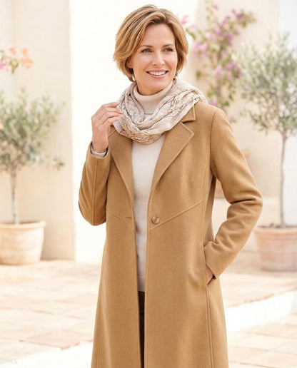ExpressOutlet24 - Nomel | Wool-Blend Notched Lapel Coat Women