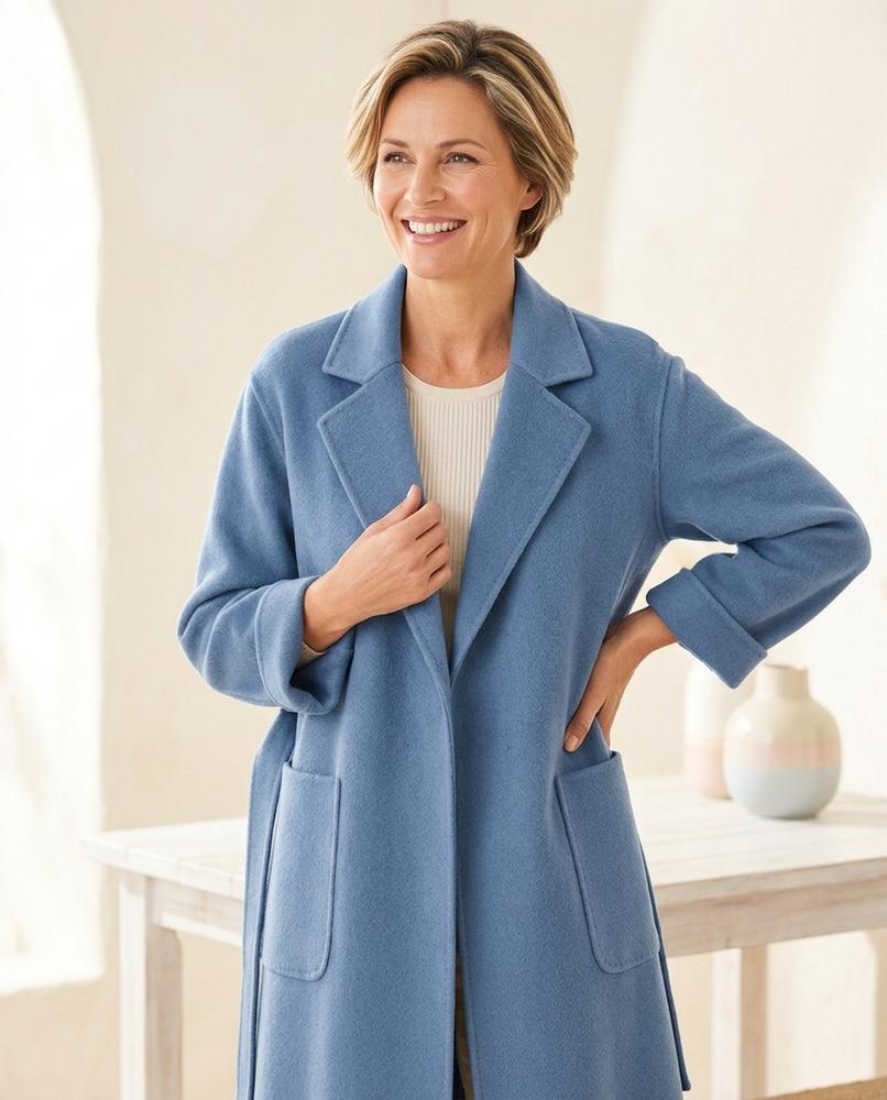 ExpressOutlet24 - Zeral | Open-Front Loose-Fit Coat Women