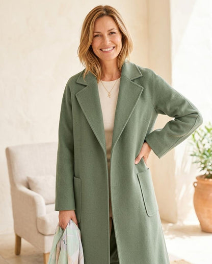 ExpressOutlet24 - Zeral | Open-Front Loose-Fit Coat Women