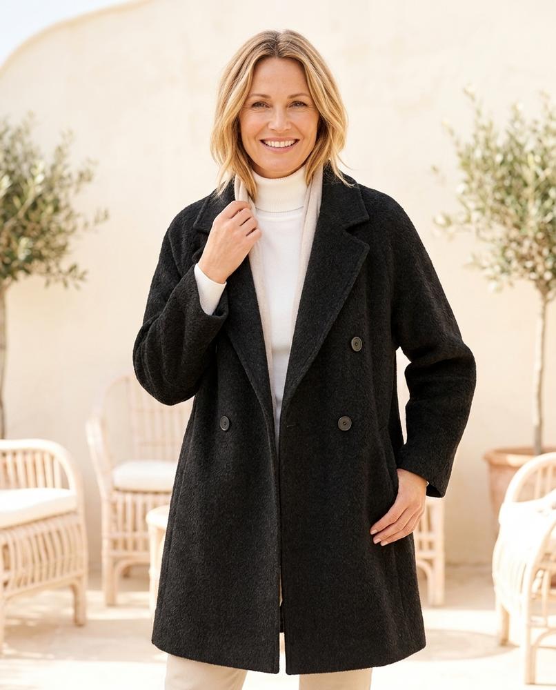 ExpressOutlet24 - Rosan | Double-Breasted Wool Coat Women