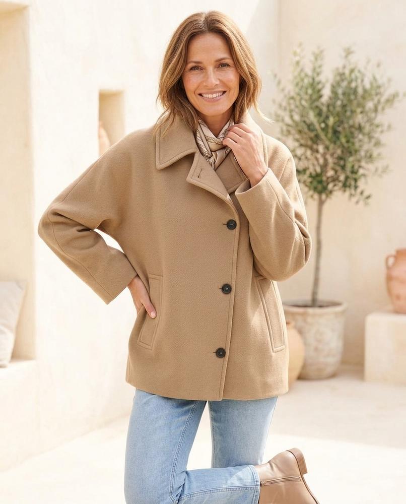 ExpressOutlet24 - Arrev | Boxy Button-Up Coat Women