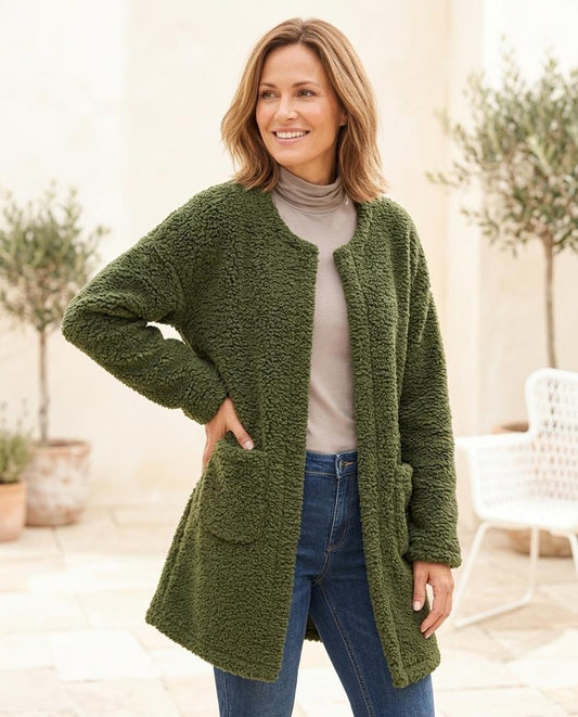 ExpressOutlet24 - Levar | Textured Open-Front Cardigan Women