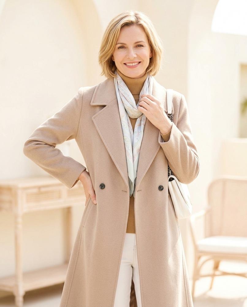 ExpressOutlet24 - Vinal | Single-Breasted Wool Coat Women