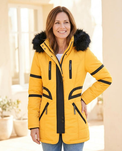 ExpressOutlet24 - Vadan | Quilted Hooded Jacket Women