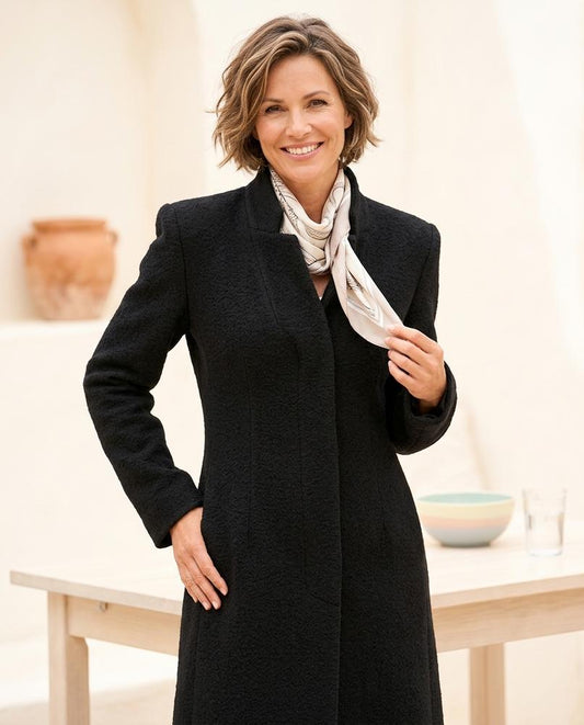 ExpressOutlet24 - Niken | Textured Tailored Coat Women