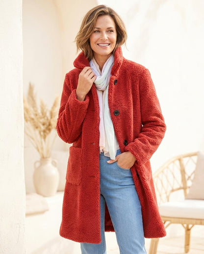 ExpressOutlet24 - Yohal | Textured Button-Up Coat Women