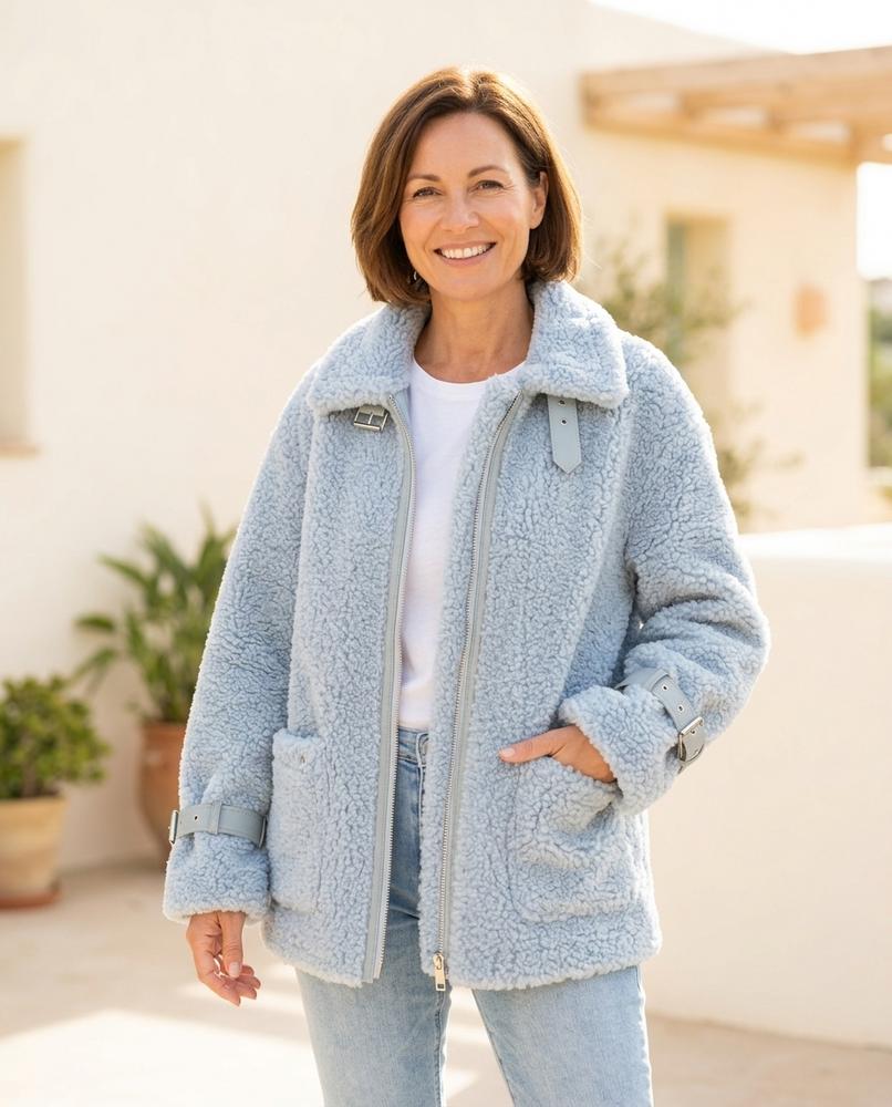 ExpressOutlet24 - Ravar | Sherpa Zip-Up Jacket Women