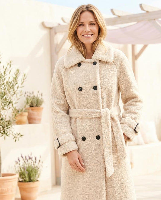 ExpressOutlet24 - Vetir | Double-Breasted Shearling Coat Women