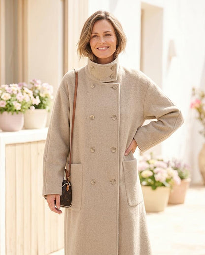 ExpressOutlet24 - Elran | Oversized Single-Breasted Coat Women
