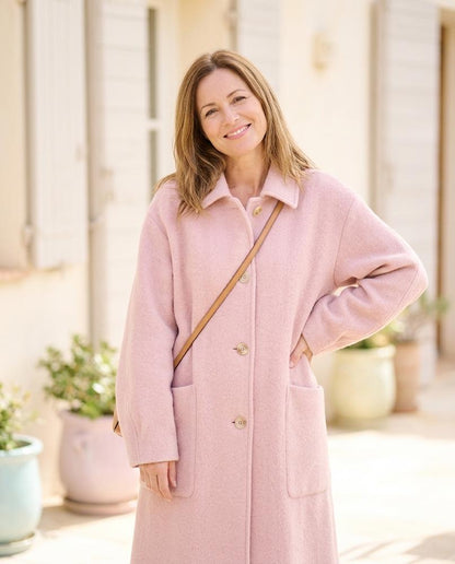ExpressOutlet24 - Elran | Oversized Single-Breasted Coat Women