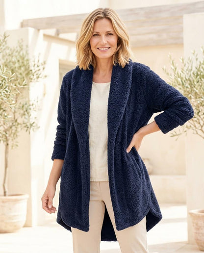 ExpressOutlet24 - Nivan | Plush Single-Breasted Jacket Women