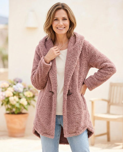 ExpressOutlet24 - Nivan | Plush Single-Breasted Jacket Women