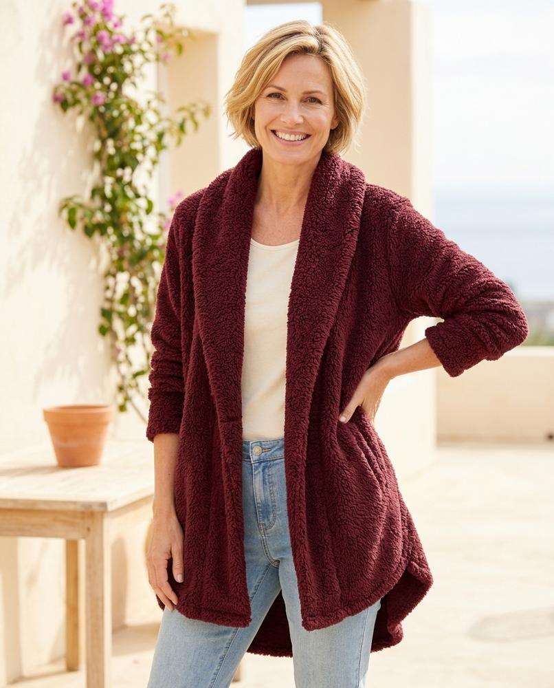 ExpressOutlet24 - Nivan | Plush Single-Breasted Jacket Women