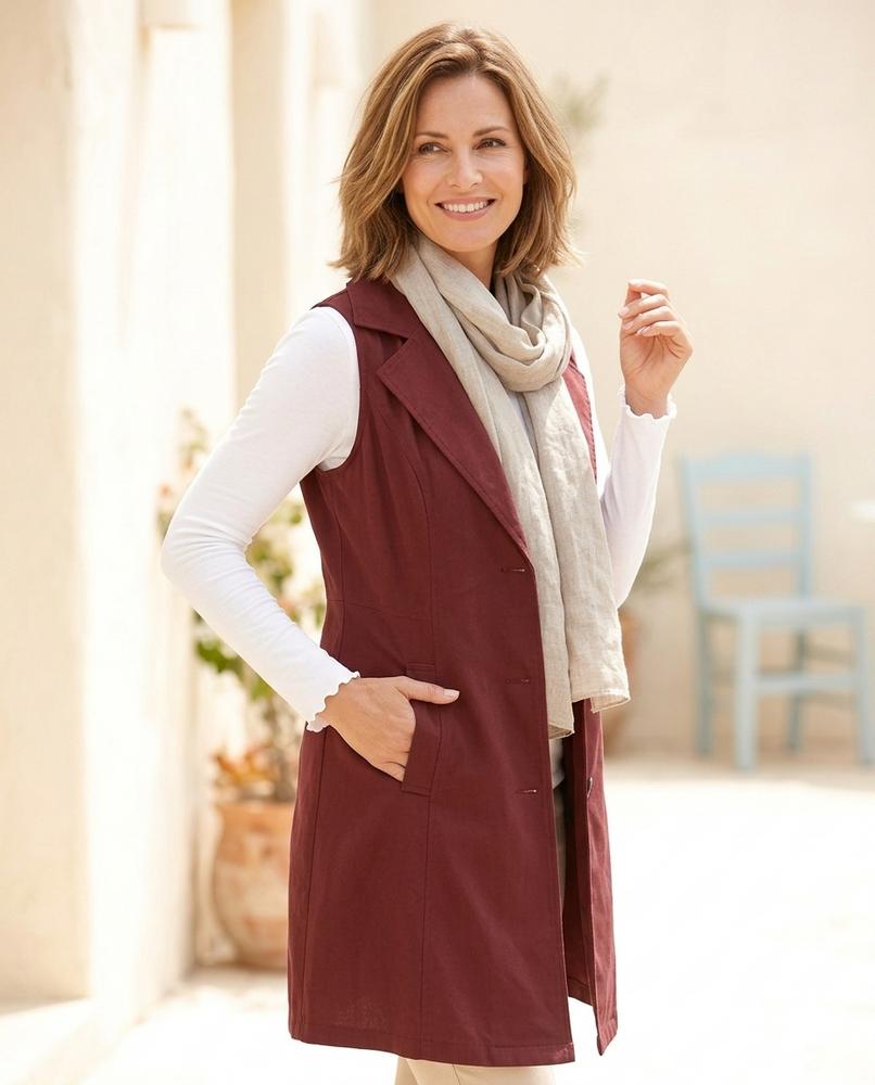 ExpressOutlet24 - Nolan | Sleeveless Double-Breasted Vest Women