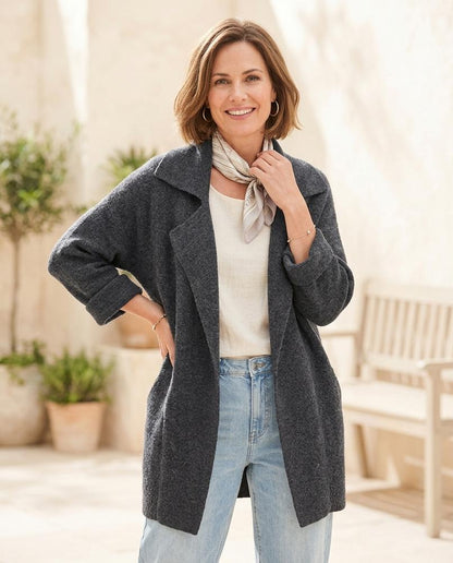 ExpressOutlet24 - Casin | Relaxed-Fit Single-Breasted Coat Women