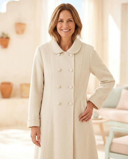 ExpressOutlet24 - Tirev | Double-Breasted Tailored Coat Women